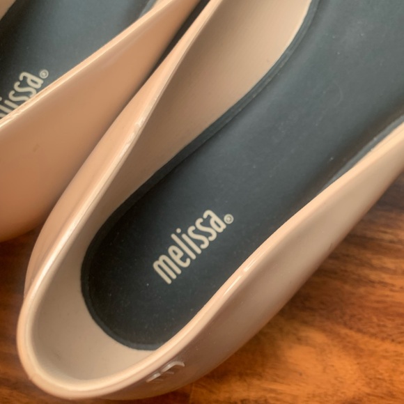 Melissa women’s ballet flats beige size 10 - Picture 2 of 4